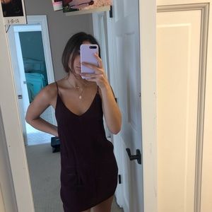 wilfred slip dress from aritzia